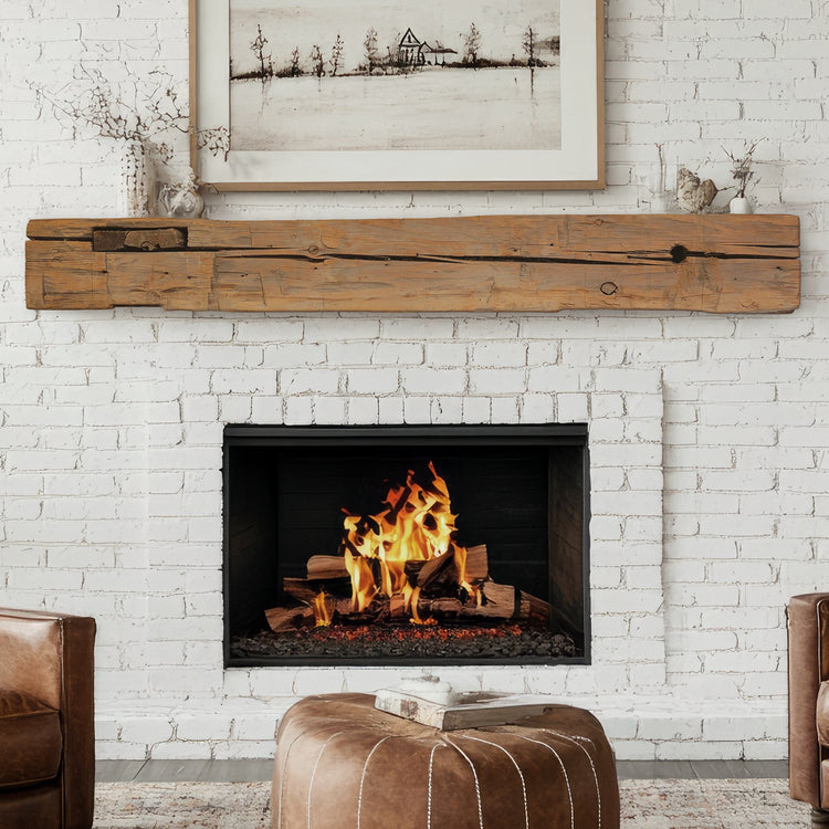 Hand-Hewn Mantels