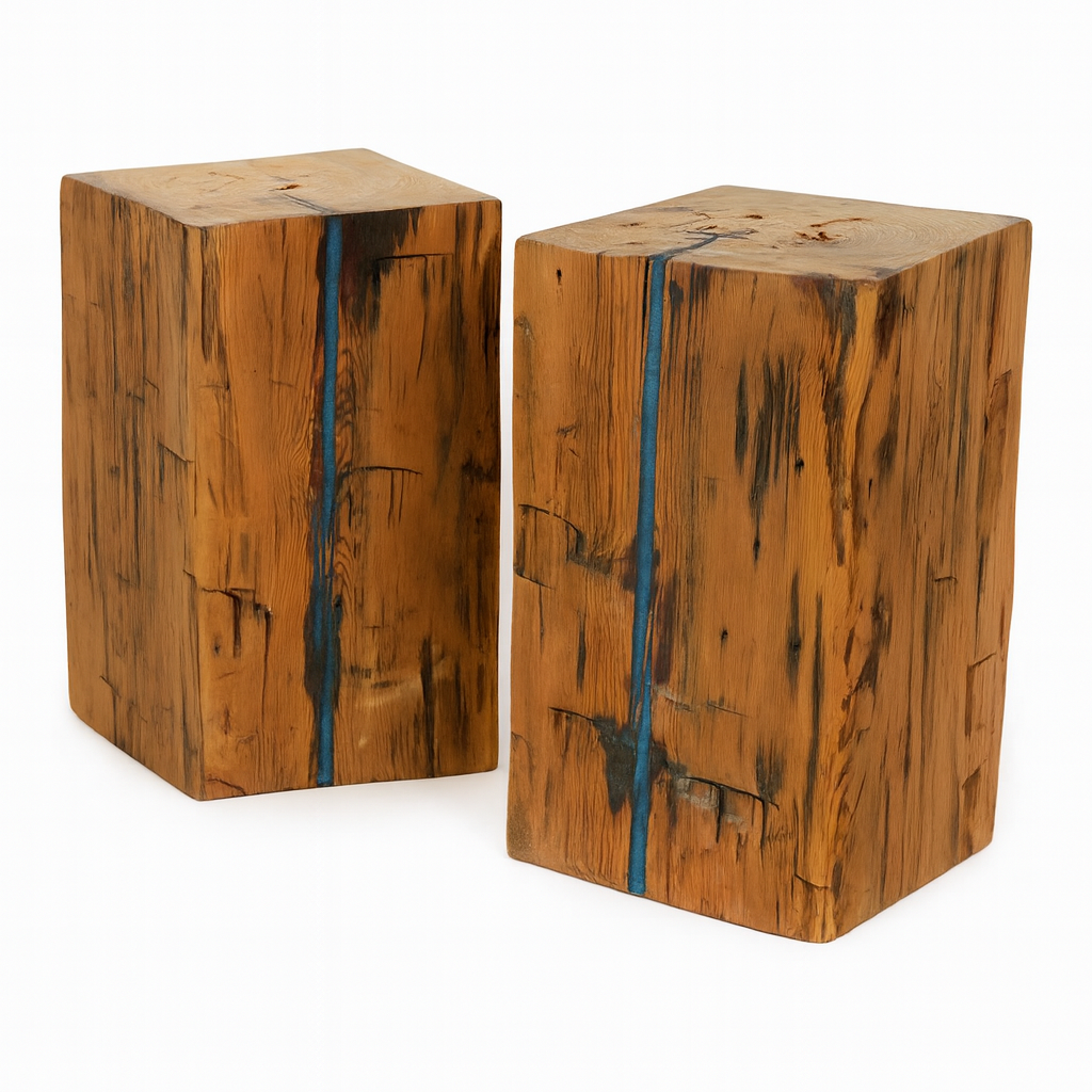 Beam Accents – Stools & End Tables