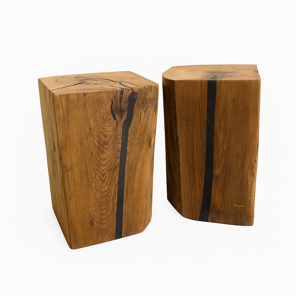 Beam Accents – Stools & End Tables