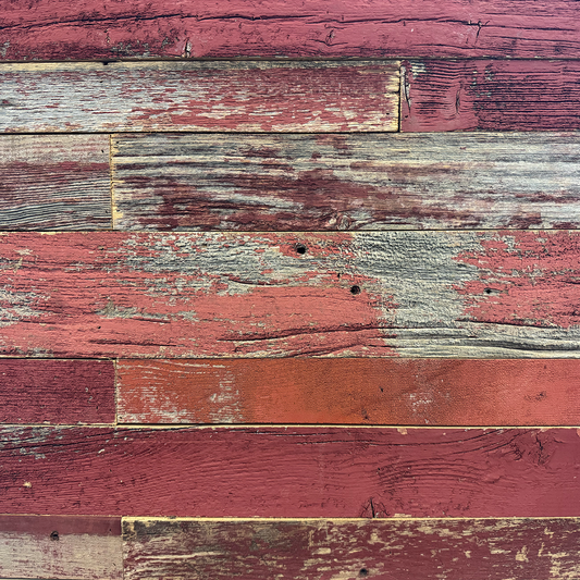 Faded Red Board Cladding Sample Box