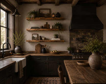 Live Edge Shelf | 7” Deep Shelf