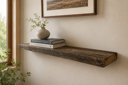 Jim Beam Shelf | 7” Deep Reclaimed Wood Shelf