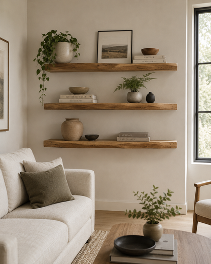 Live Edge Shelf | 9” Deep Shelf