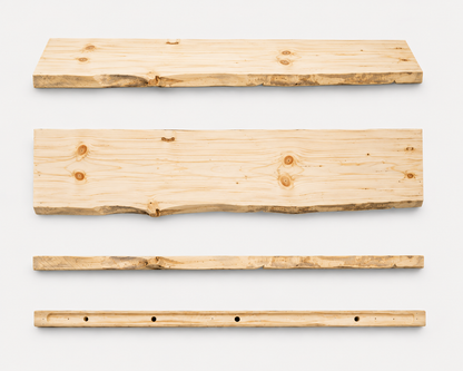 Live Edge Shelf | 7” Deep Shelf