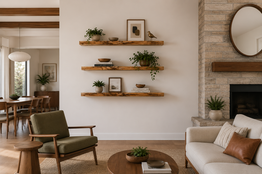 Live Edge Shelf | 7” Deep Shelf