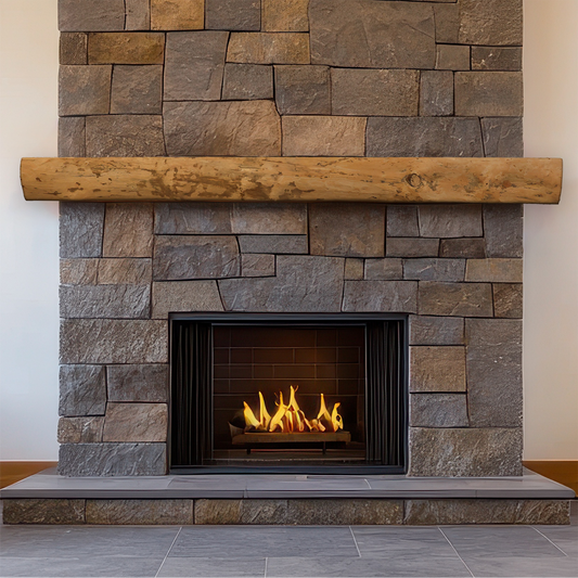 Timber Log Mantel 6"x 9"