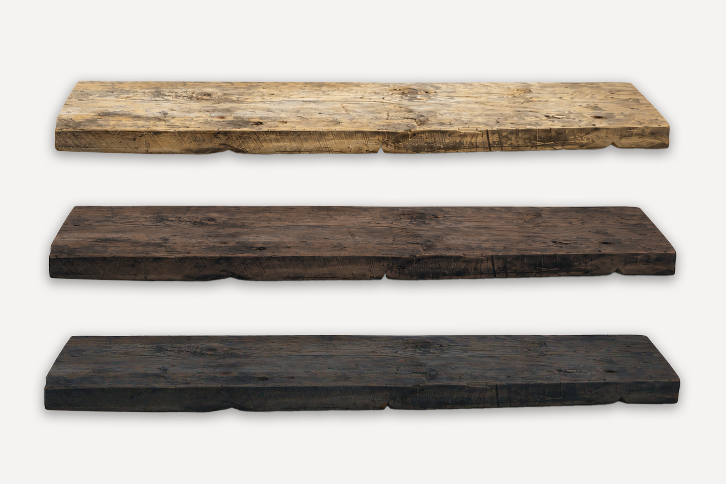 Mow Board Shelf | 7” Deep Reclaimed Wood Shelf