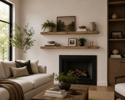 Mow Board Shelf | 7” Deep Reclaimed Wood Shelf