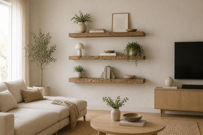 Mow Board Shelf | 7” Deep Reclaimed Wood Shelf