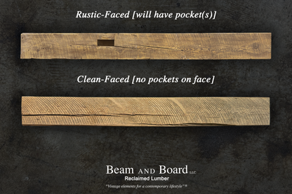 Sawn Cut Mantel 7"x 7"